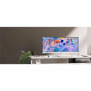 Monitor LED Asus VU34WCIP-W 863,6 mm (34") Class UW-QHD Schermo curvo - 21:9 - Bianco - 86,4 cm (34") Viewable - Vertical 