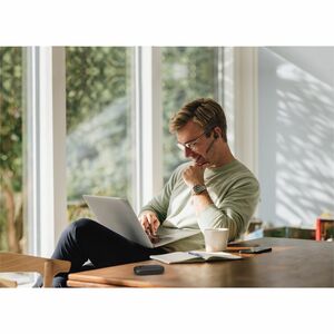 BH71 PRO MS Teams Mono USB-C/A Bluetooth Wireless Headset for Hybrid working environments. Adjustable ear Hook 3 sized ear