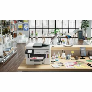 Canon MAXIFY GX7150 Wired & Wireless MegaTank - Tintenstrahl-Multifunktionsdrucker - Farbe - Kopierer/Fax/Drucker/Scanner 