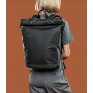 Tucano Rollo Carrying Case (Backpack) for 39.6 cm (15.6") to 40.6 cm (16") Apple MacBook Pro - Black - Water Resistant - F