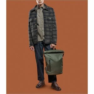 Tucano Rollo Carrying Case (Backpack) for 39.6 cm (15.6") to 40.6 cm (16") Apple MacBook Pro - Military Green - Water Resi