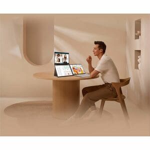 Asus ZenScreen Duo MQ149CD 14" Class WUXGA OLED Monitor - 16:10 - Silver - 14" Viewable - OLED - 1920 x 1200 - 1073.7 Mill