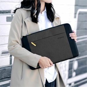 STM Goods Kin Carrying Case (Sleeve) for 33 cm (13") to 35.6 cm (14") Apple MacBook Pro - Black Slate - Shock Absorbing - 