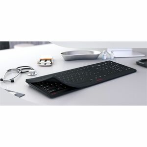 CHERRY Stream Case for Keyboard - Black - Slip Resistant, Abrasion Resistant - Silicone
