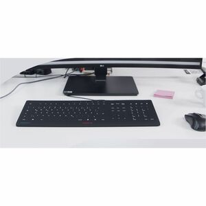 CHERRY STREAM PROTECT JK-8502 Keyboard - Cable Connectivity - USB Type A Interface - French - White - Membrane/Scissor Key