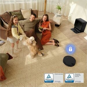 Robot Vacuum Cleaner Roborock Saros 10 senza filo - Nero - Pennello - Tappeto - Batteria - Batteria ricaricabile