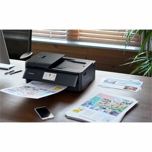 Canon PIXMA TS9560a Wired & Wireless Inkjet Multifunction Printer - Colour - Copier/Printer/Scanner - 4800 x 1200 dpi Prin