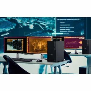 Dell Pro Tower QCT1255 Desktop Computer - AMD Ryzen 5 8500G - 8 GB - 256 GB SSD - Tower - Intel Chip - Windows 11 Pro - AM