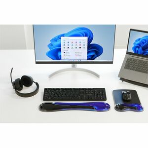 DUO GEL MOUSE PAD - BLUE/BLACK