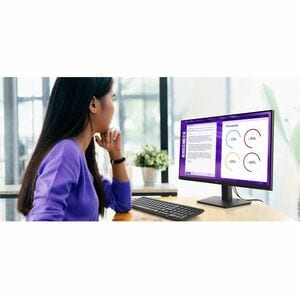 Dell Pro E2425HM 24" Class Full HD LED Monitor - 16:9 - Black - 23.8" Viewable - In-plane Switching (IPS) Technology - LED
