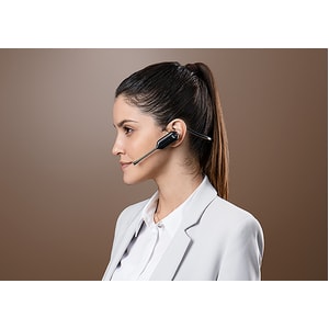 WH67 TEAMS CONVERTIBLE MULTIPLE WEARING STYLE HEADSET. BUSYLIGHT ON HEADSET. LEATHER EAR CUSHIONS. YEALINK ACOUSTIC SHIELD