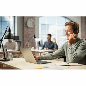 Yealink BH70 Wireless On-ear, Over-the-head Stereo Headset - Black - Microsoft Teams Certification - Binaural - Supra-aura