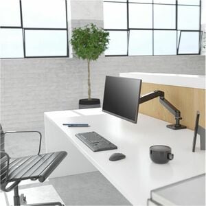 LX Pro Desk Monitor Arm, Single Monitor Mount - Black