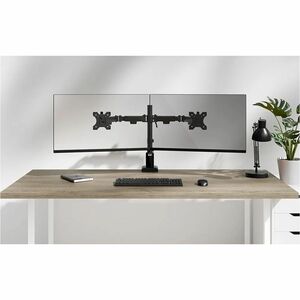 Neomounts NERO Mounting Arm for Monitor - Black - Height Adjustable - 2 Display(s) Supported - 25.4 cm to 81.3 cm (32") Sc