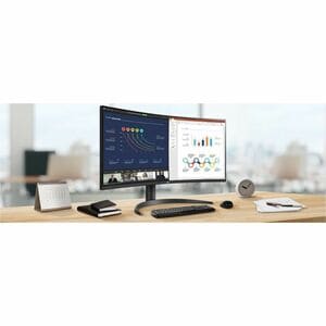 LG 34WR55QK-B 34IN 5MS 100HZ QHD 3440x1440 CURVED ULTRAWIDE MONITOR HDMI DISPLAYPORT 1.4 USB-C HAS HDR10 VESA 3 YEAR WARRANTY