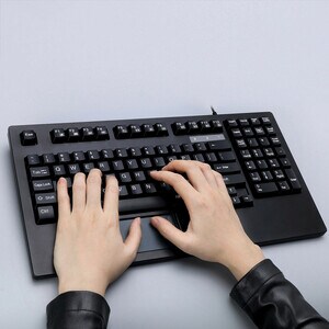 Adesso EasyTouch AKB-425UB Keyboard - Cable Connectivity - USB Interface - TouchPad - English (US) - Black - Membrane Keys
