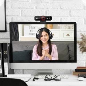 Adesso CyberTrack F1 Webcam - 2.1 Megapixel - 30 fps - USB 2.0 - 1 Each - 1920 x 1080 Video - CMOS Sensor - Fixed Focus - 
