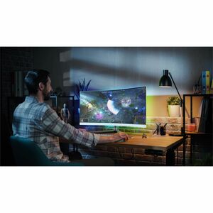 Evnia 34M2C5501A 34" Class UW-QHD Curved Screen LCD Monitor - 21:9 - 86.4 cm (34") Viewable - Fast Vertical Alignment (VA)