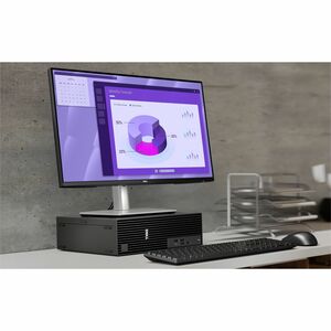 Dell Pro QCS1250 Desktop Computer - Intel Core Ultra 5 235 - vPro Technology - 16 GB - 256 GB SSD - Slim PC - Standard Bla