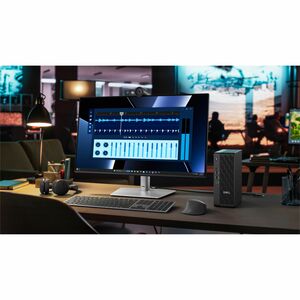 Dell Pro Max FCM2250 Desktop Computer - Intel Core Ultra 9 285 - 32 GB - 1 TB SSD - Micro PC - Standard Black - Intel Chip