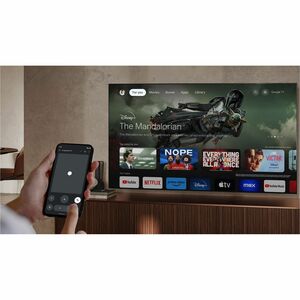 Sharp 50GP6265E 50 Zoll (127 cm) Smart LED-LCD TV 2024 - 4K UHDTV - Hoher Dynamikbereich (High Dynamic Range, HDR) - Silbe