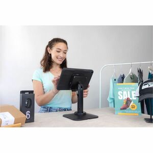 Compulocks Altura ajustável Suporte para tablet PC - Até 27,7 cm (10,9") Suporte de ecrã - Preto