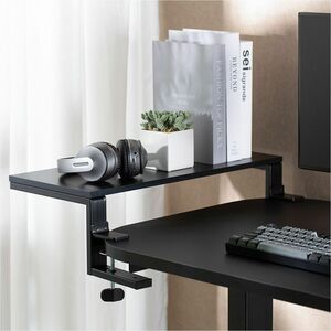 Roline Tischhalterung für LCD-Display, Monitor - Schwarz - Höhenverstellbar - max. 20 kg Traglast - Stahl, Edelstahl, Span