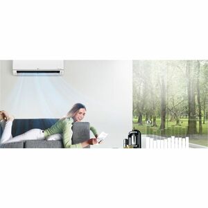 Aire acondicionado split LG DUALCOOL VM122H9 con Motor inversor digital - Blanco - Refrigerador, Calentador - 12000BTU/h C