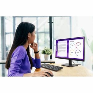 Dell Pro E2425HM 24" Class Full HD LED Monitor - 16:9 - Black - 60.5 cm (23.8") Viewable - In-plane Switching (IPS) Techno