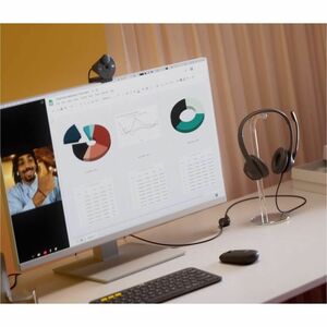 Logitech H390 Wired Over-the-head Stereo Headset - Midnight Black - Binaural - Supra-aural - 32 Ohm - 20 Hz to 20 kHz - 19