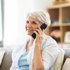 Panasonic KX-TGU110 DECT Cordless Phone - Black - 1 x Phone Line - Speakerphone - Hearing Aid Compatible
