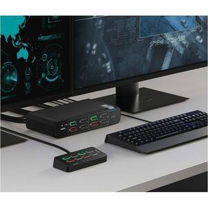Belkin DuoClave Secure KVM Remote Control 4-Port - For Secure KVM