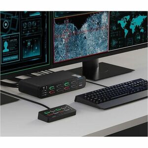 Belkin MultiClave Secure KVM Remote Control 8-Port - For Secure KVM