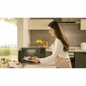 LG NeoChef MH1596DIR Uno solo Horno de microondas - Negro - 42.48L Capacidad - Microondas, Gratinado (Grill), Asar - 1.35k