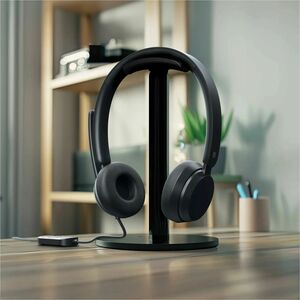 Incase Designed by Microsoft Modern Wired On-ear, Over-the-head Stereo Headset - Black - Microsoft Teams Certification - B