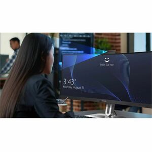 Philips B-Line 34B2U3600CH 34" Class Webcam UWQHD Curved Screen LED Monitor - 21:9 - Black - 34" Viewable - Vertical Align