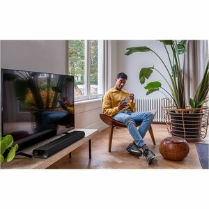 Harman Kardon Enchant Bluetooth Sound Bar Speaker - 195 W RMS - Wall Mountable - 60 Hz to 20 kHz - Dolby Atmos, 3D Surroun
