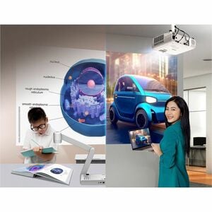 Epson EB-E12 3LCD Projector - 4:3 - 1024 x 768 - Front - 6000 Hour Normal Mode - 12000 Hour Economy Mode - XGA - 15,000:1 