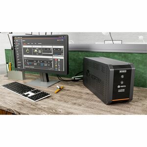 Vertiv PowerUPS 200 Essential PSA6E-2200IT-SCH, 2200VA/1225W, AVR, User-Replaceable Batteries, Battery Backup, 5 Schuko Ou