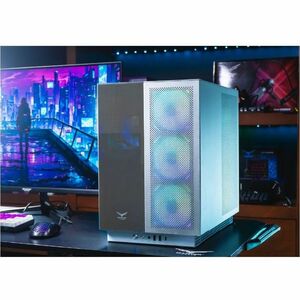 Naceb Aether Gabinete para computadora gamer - EATX, ATX, Micro ATX, Mini ITX Placa base admitida - Torre - Metálico, Vidr