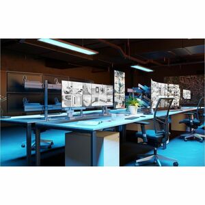 Vogel's MOMO MOMO C140 Mounting Base for Monitor - White - Height Adjustable - 20 kg Load Capacity