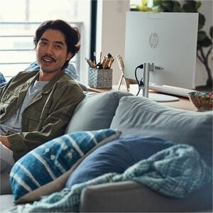 HP 24-cr0901in All-in-One Computer - Intel Core i3 13th Gen i3-1315U - 8 GB - 512 GB SSD - 60.45 cm (23.80") Full HD - Des