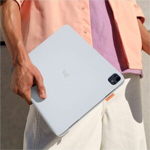 Logitech Flip Folio Keyboard/Cover Case (Folio) for 33 cm (13") Apple iPad Pro 13 (2024), iPad Air 13 (2024), iPad Air 13 