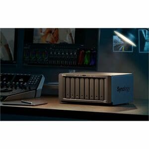 Synology DiskStation DS1825+ 8 x Total Bays SAN/NAS Storage System - AMD Ryzen V1500B Quad-core (4 Core) 2.20 GHz - 8 GB R