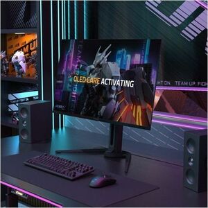 Aorus FO32U2P 32" (81.3 cm) Class 4K UHD Gaming OLED Monitor - 16:9 - 31.5" (80 cm) Viewable - OLED - Quantum Dot OLED Bac