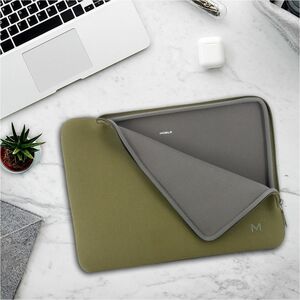 MOBILIS Carrying Case (Sleeve) for 31.8 cm (12.5") to 35.6 cm (14") Notebook - Khaki, Grey