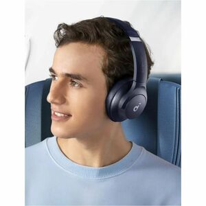 soundcore Q20i Wireless Over-the-head Stereo Headset - Blue - Binaural - Circumaural - Bluetooth - Noise Canceling