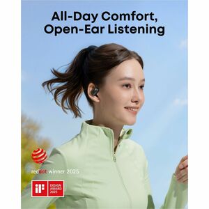 soundcore Aerofit 2 True Wireless Earbud, Over-the-ear Earset - Black - Open - Bluetooth
