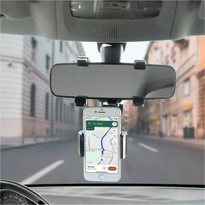 MOBILIS Smartphone, Car, Mobile Phone SmartPhone Holder - Horizontal/Vertical - Black - Adjustable, Adjustable Height, 360