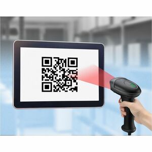 Adesso NuScan 2500 Retail, Warehouse Handheld Barcode Scanner - Cable/Wireless Connectivity - USB Cable Included - Nuscan 